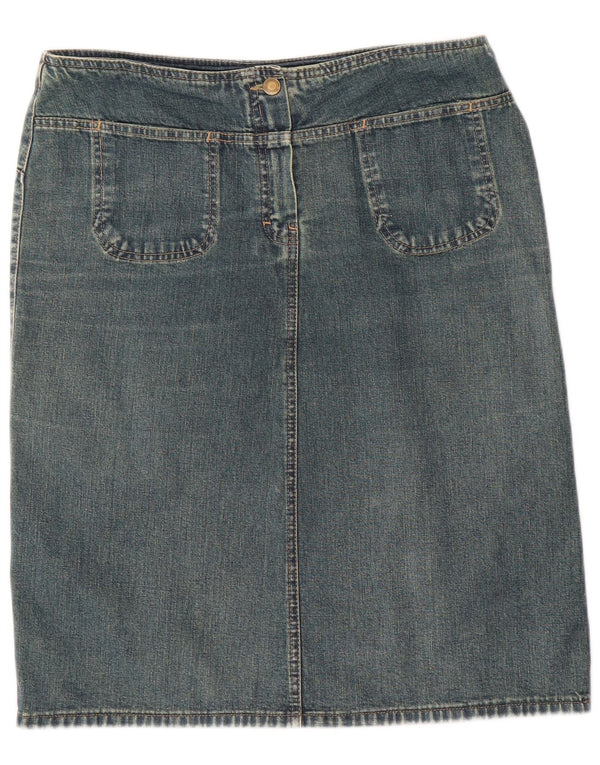 Etam Falda vaquera para mujer UK 14 Large W32 Algodón azul