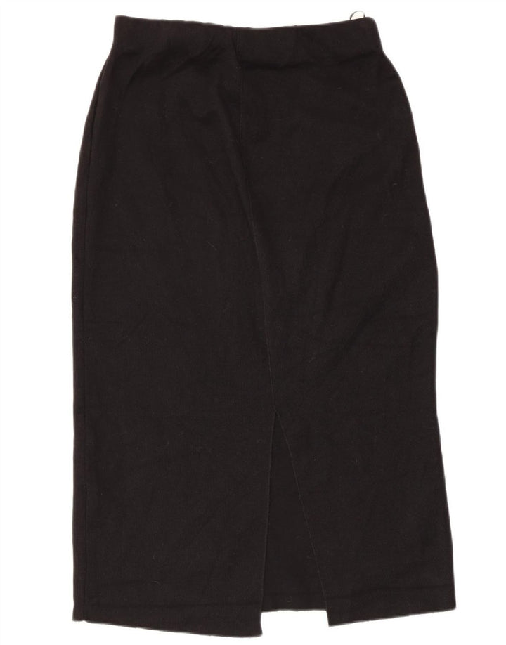 Zara Mujer Falda Midi Grande W30 Negro