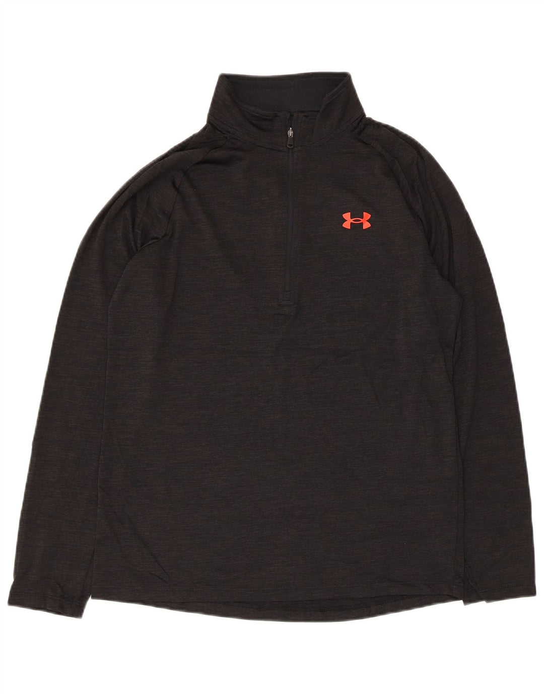 Under Armour Hombre Zip Neck Jersey Chándal Top Pequeño Negro