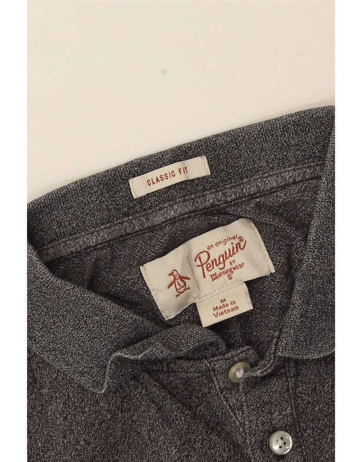 Polo Penguin De Corte Clásico Para Hombre Gris Medio