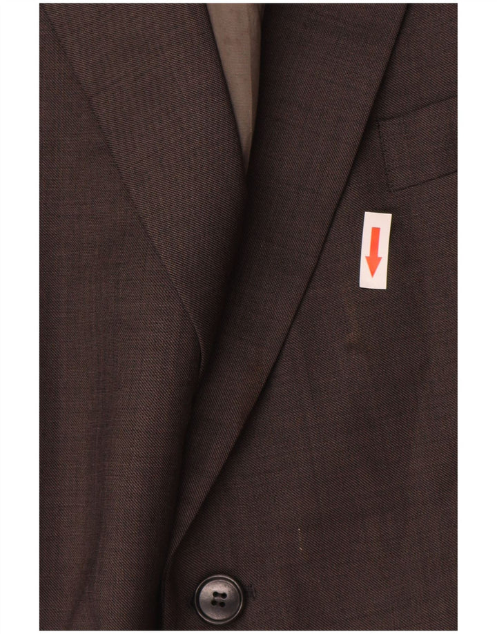 Marks & Spencer Chaqueta tipo blazer de 2 botones para hombre UK 44 2XL Lana virgen gris