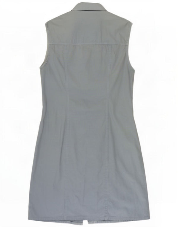Vestido camisero sin mangas Colmar para mujer IT 46 Algodón azul grande
