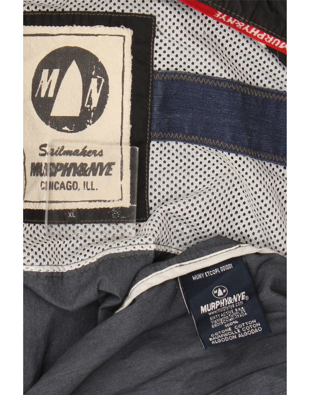 Murphy & Nye Chaqueta Bomber Estampada para Mujer UK 40 XL Algodón Negro