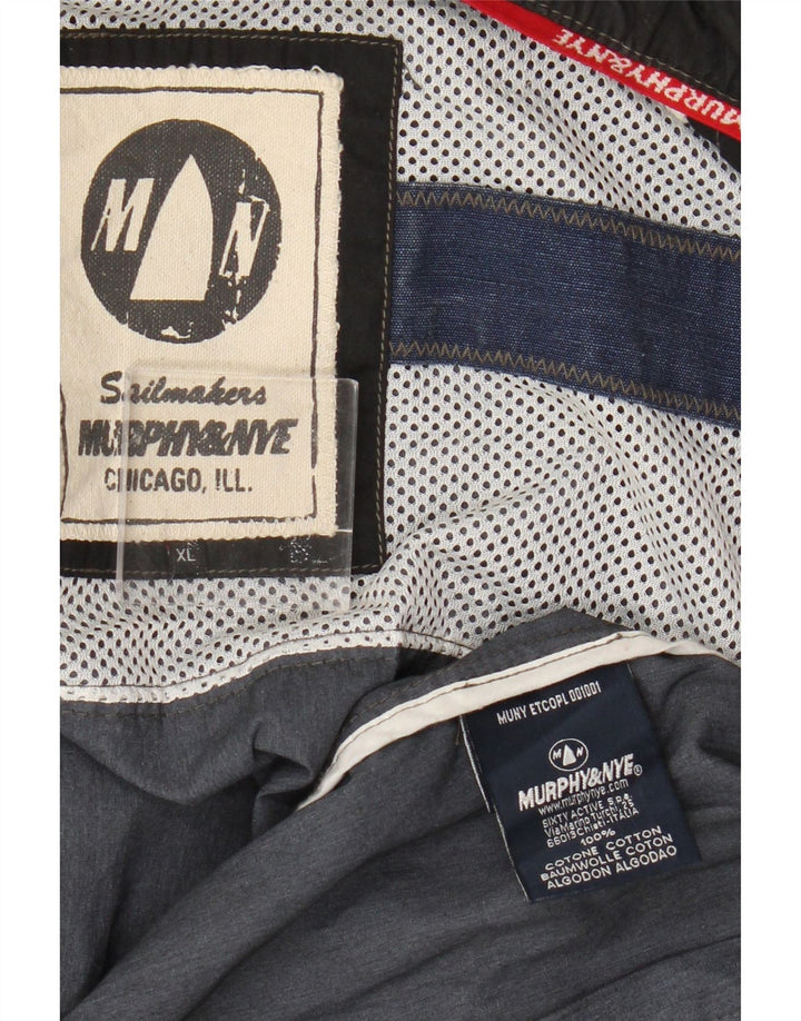 Murphy & Nye Chaqueta Bomber Estampada para Mujer UK 40 XL Algodón Negro