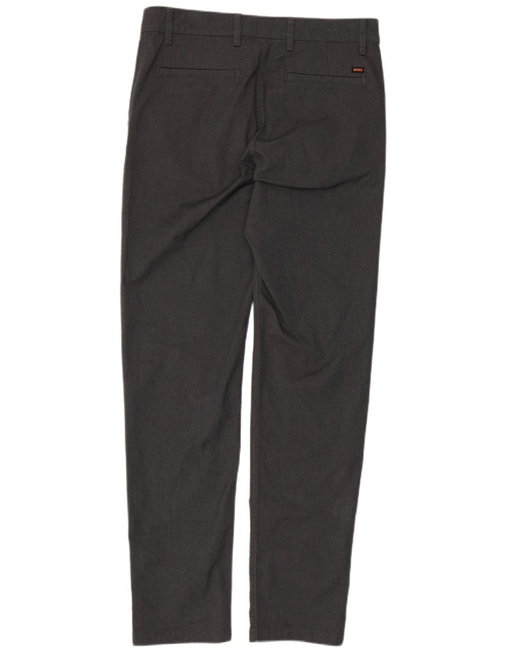 Pantalones chinos rectos Hugo Boss para hombre W34 L32 Gris