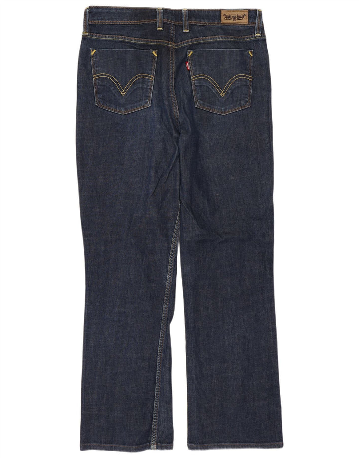 LEVI'S Vaqueros Rectos 627 para Mujer W33 L29 Algodón Azul Marino