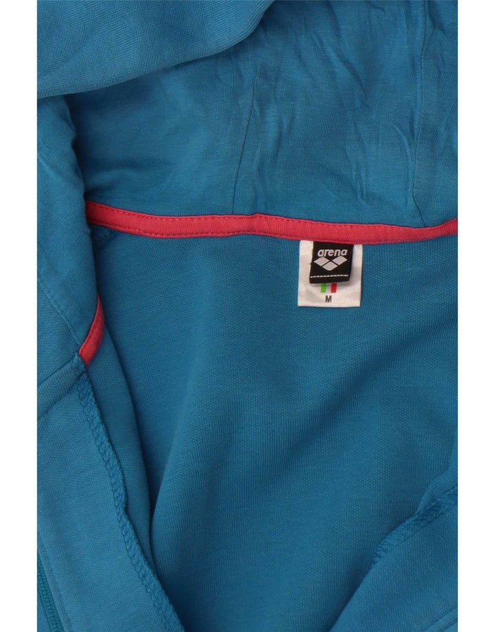 Arena Sudadera con capucha y cremallera para mujer UK 12 Azul medio