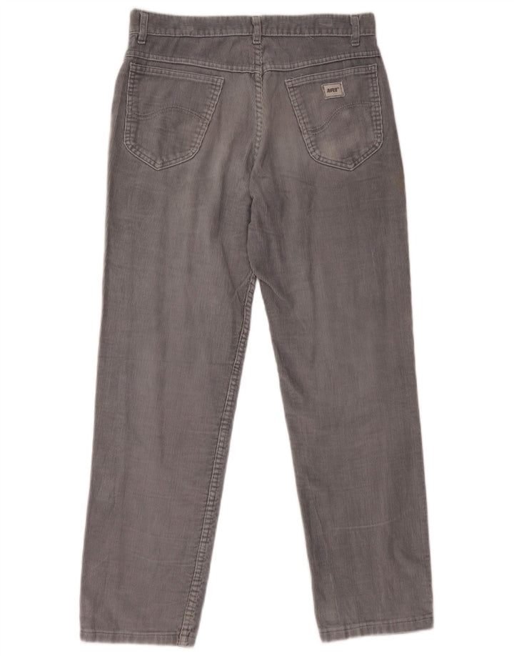 RIFLE Pantalón recto de pana para hombre W28 L28 Algodón azul