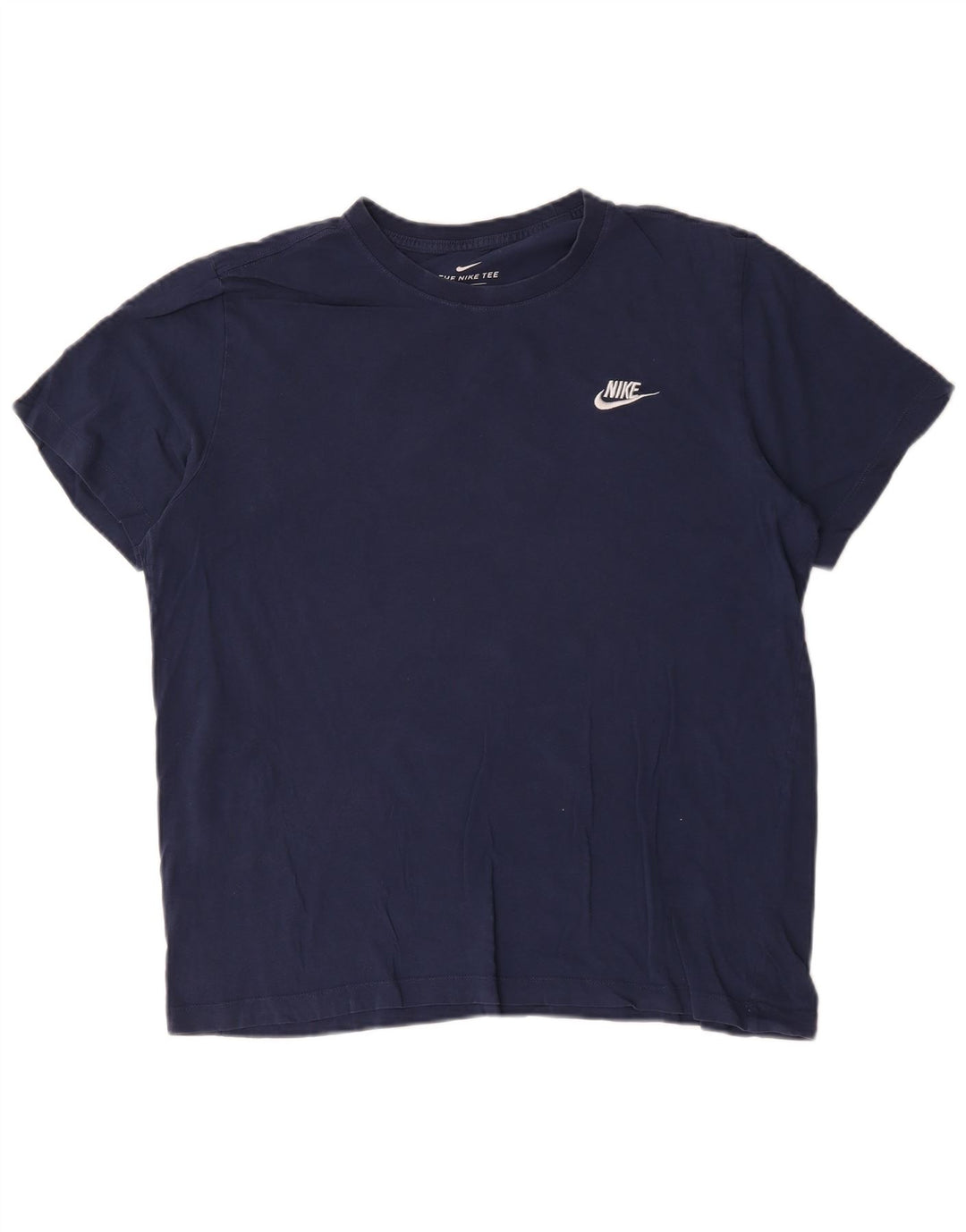 Camiseta Nike Hombre Top Grande Azul Marino Algodón