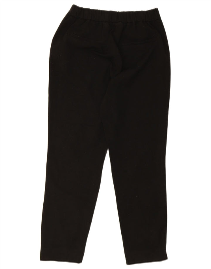 Zara Mujer Pantalones Cortos Delgados Pequeños W26 L24 Negro
