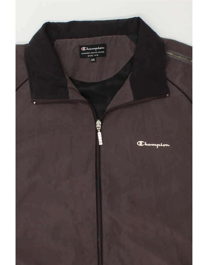 CHAMPION Chaqueta superior de chándal para hombre 3XL Poliéster gris