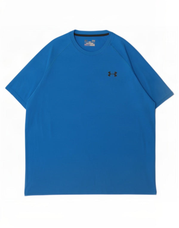 Under Armour Camiseta Heat Gear para hombre, talla grande, azul