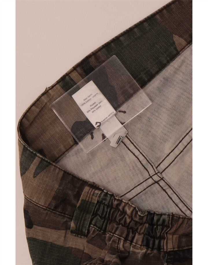 Solognac Shorts Cargo Hombre Medium W34 Algodón De Camuflaje Multicolor