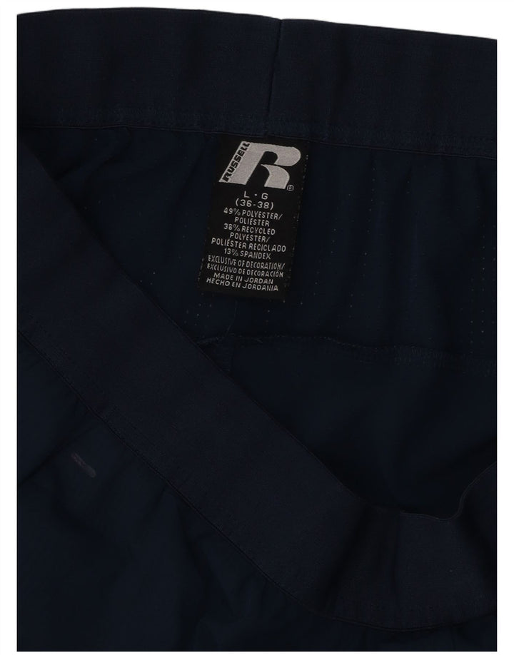 RUSSELL ATHLETIC Pantalones cortos deportivos Dri-Power para hombre Poliéster azul marino grande