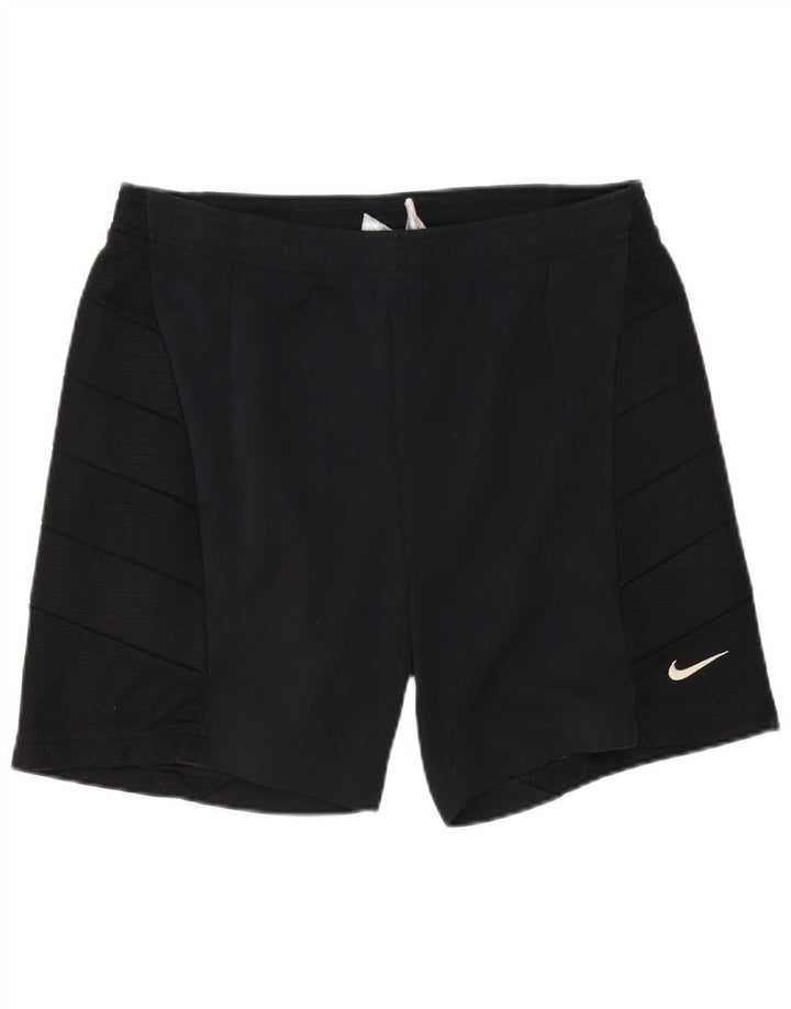 Nike - Pantalones cortos deportivos para hombre, talla grande, poliéster negro