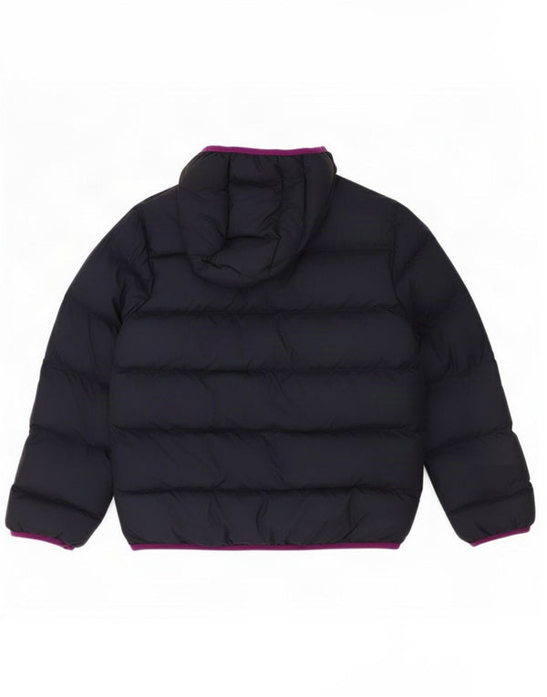 Adidas Niñas Munster Rugby Chaqueta Acolchada Con Capucha 7-8 Años Azul Marino