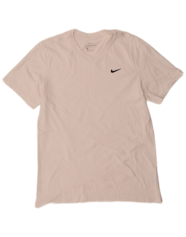 Camiseta Nike Hombre Top Medium Blanco Algodón