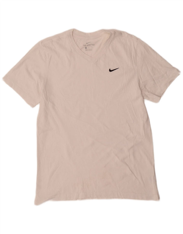Camiseta Nike Hombre Top Medium Blanco Algodón