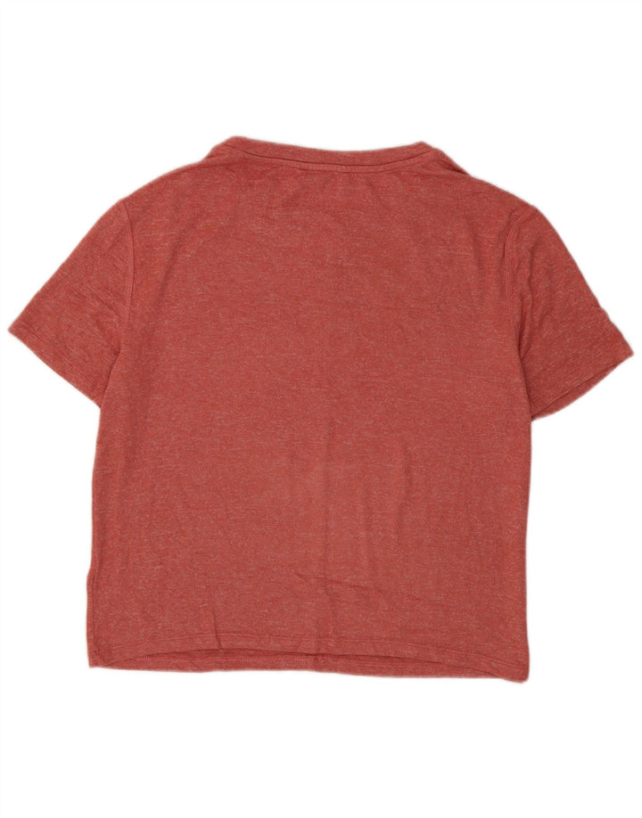 Marks & Spencer Camiseta para Mujer Top UK 44 Medium Viscosa Roja