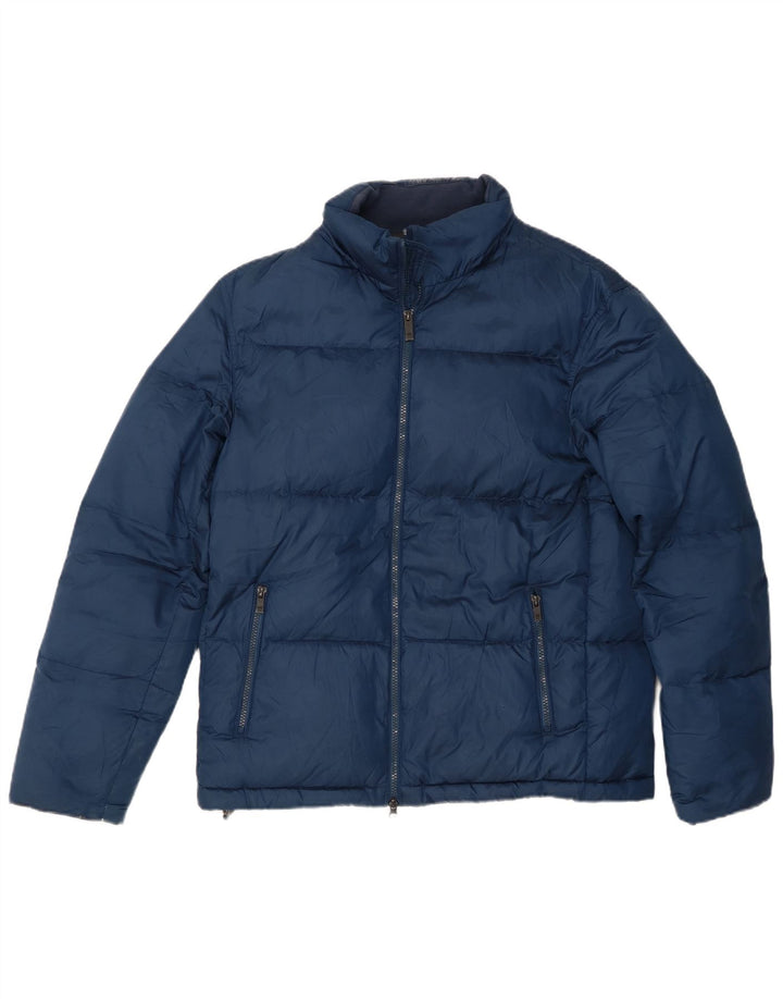 Massimo Dutti Chaqueta Acolchada Hombre UK 40 Large Azul Marino Poliéster