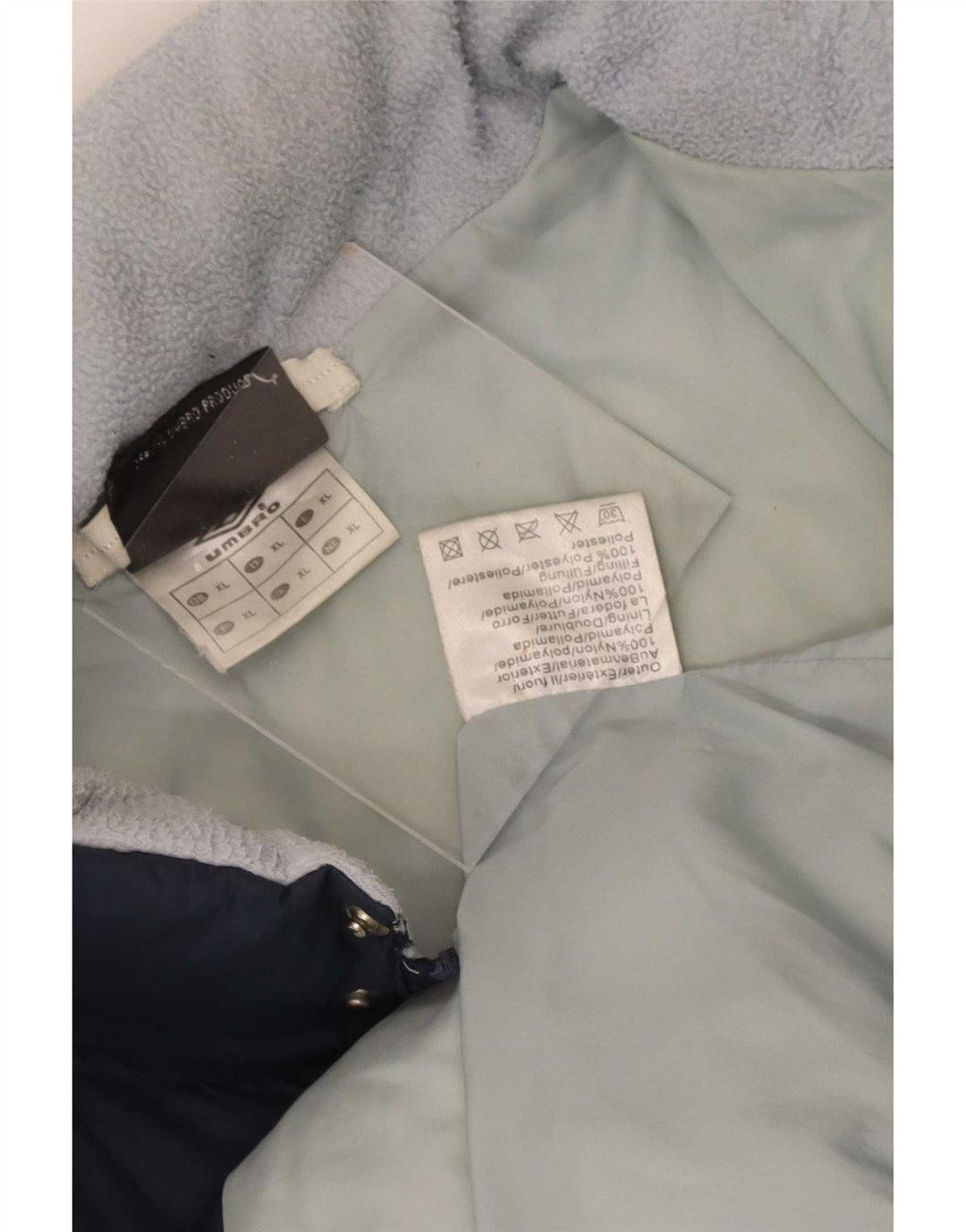 Umbro Chaqueta acolchada para hombre UK 42 XL Azul marino Nylon