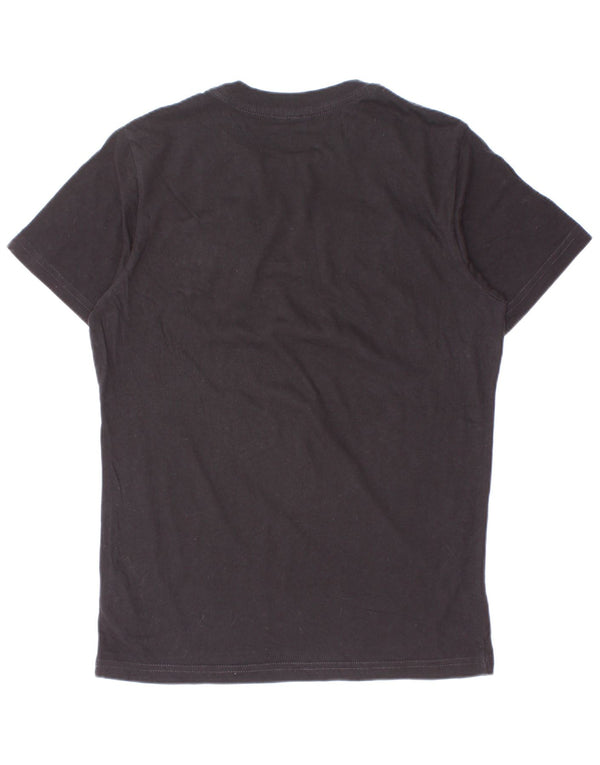 Diesel Camiseta gráfica para niños 9-10 años Algodón negro