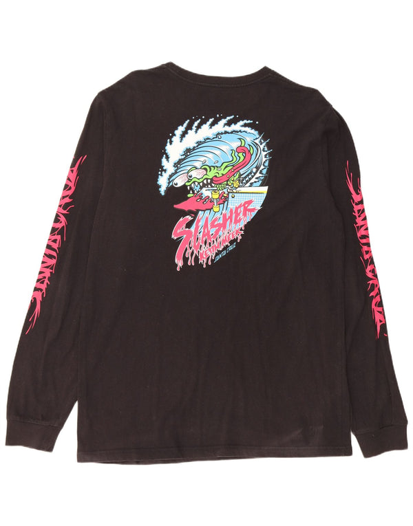 Santa Cruz Hombre Gráfico Top Manga Larga XL Algodón Negro