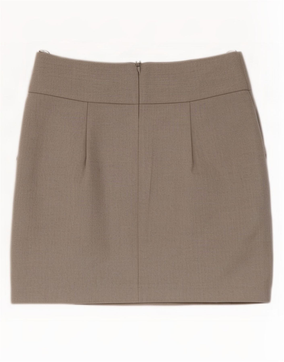Topshop Minifalda para mujer UK 12 Medium W28 Poliéster gris