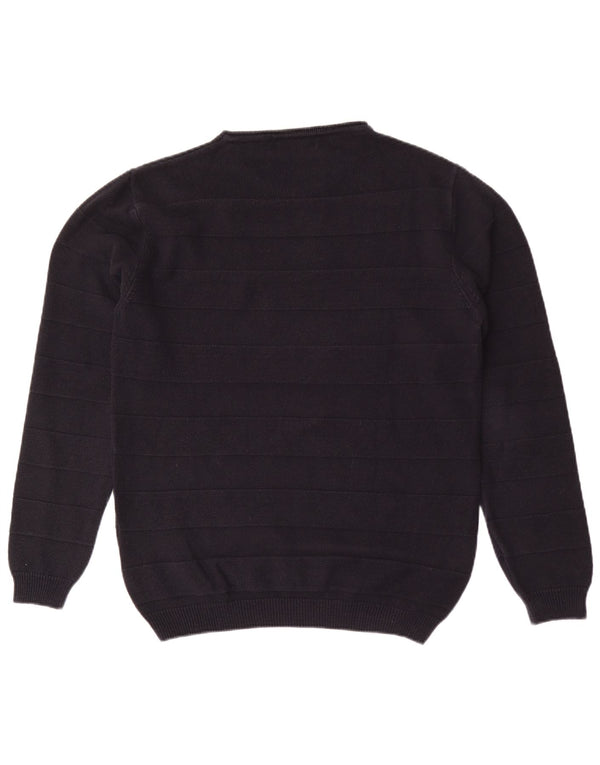 Liu Jo Jersey con Cuello Redondo para Hombre XL Azul Marino Rayas