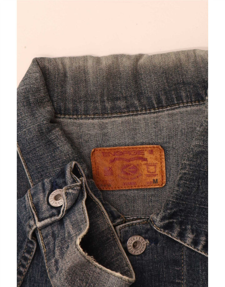 Energie Chaqueta vaquera para hombre UK 38 Algodón azul medio