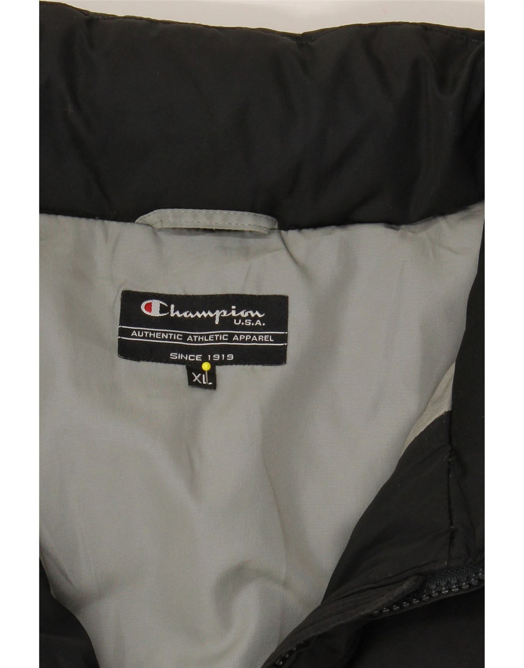 CHAMPION Chaqueta acolchada con capucha para mujer UK 18 XL Negro