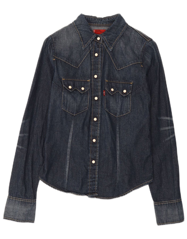 Levi's Camisa Vaquera Niña 13-14 Años Small Azul Marino Algodón