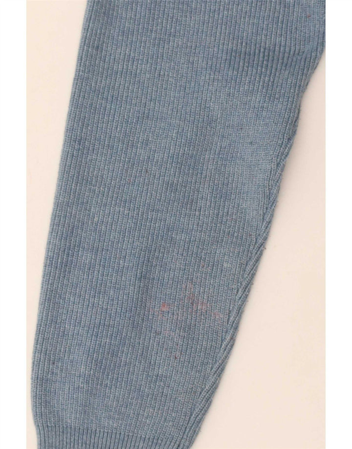 Marks & Spencer Suéter tipo cárdigan con cremallera completa para hombre Poliéster azul pequeño