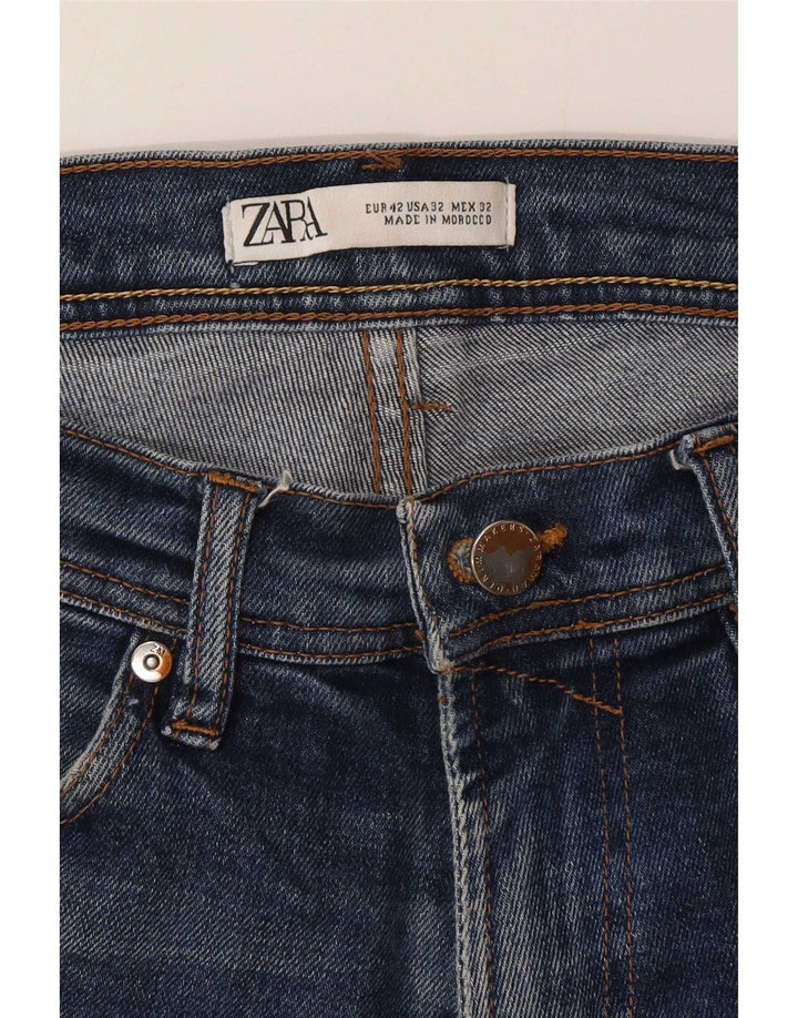 Zara Mens Slim Jeans EU 42 Grande W32 L30 Azul
