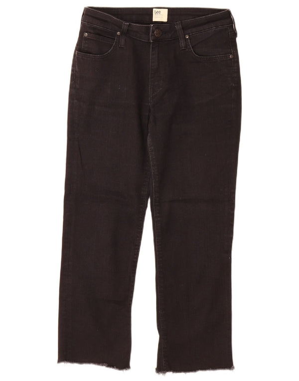 Vaqueros rectos Marion para mujer Lee W27 L25 Algodón negro