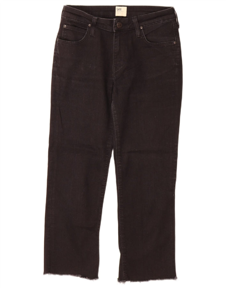 Vaqueros rectos Marion para mujer Lee W27 L25 Algodón negro