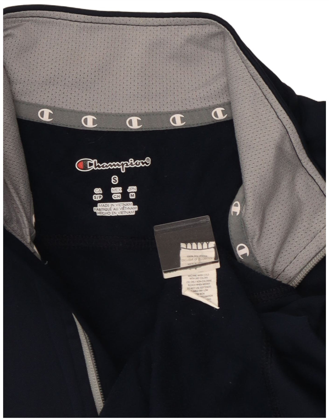 Champion Sudadera Gráfica Para Hombre Jersey Pequeño Azul Marino Poliéster Deportes
