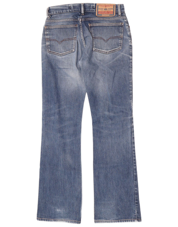 Diesel Mujer Vaqueros Bootcut Desgastados W31 L33 Algodón Azul