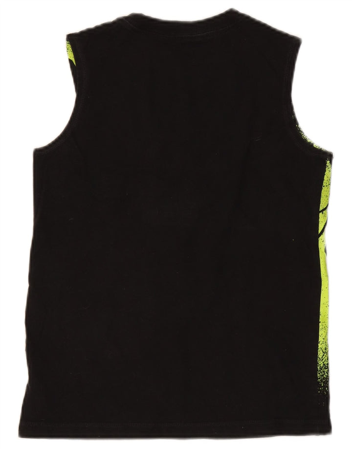 Starter Camiseta sin mangas con gráfico para niños, 10-11 años, grande, color negro