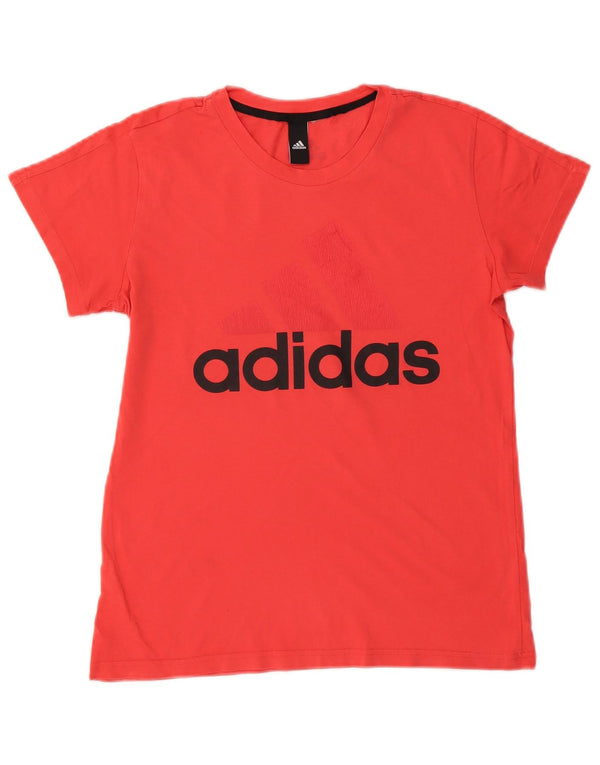 ADIDAS Camiseta gráfica para mujer Top UK 14 Medium Rojo