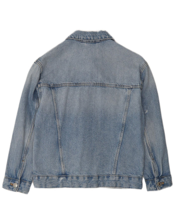 Zara Chaqueta Vaquera Desgastada Niña 9-10 Años Azul