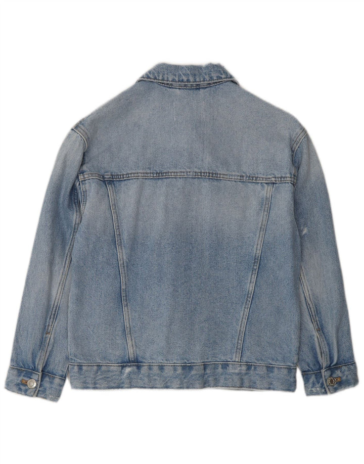 Zara Chaqueta Vaquera Desgastada Niña 9-10 Años Azul