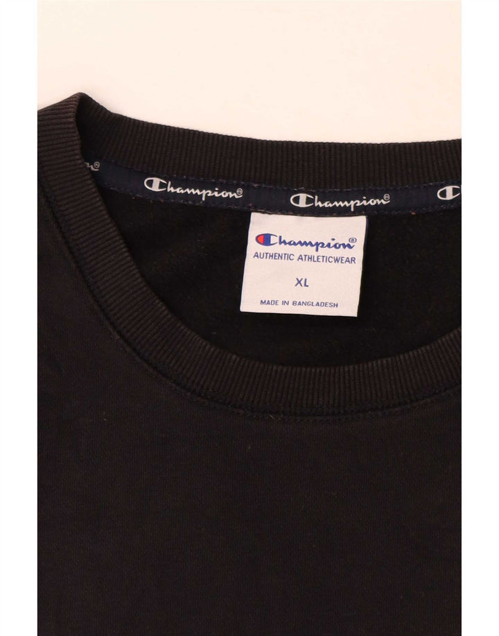 Champion Sudadera Gráfica para Hombre Jumper XL Algodón Negro