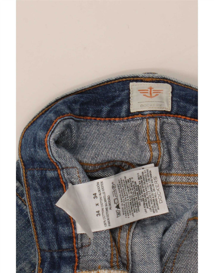 Dockers Vaqueros Rectos Hombre W34 L34 Algodón Azul