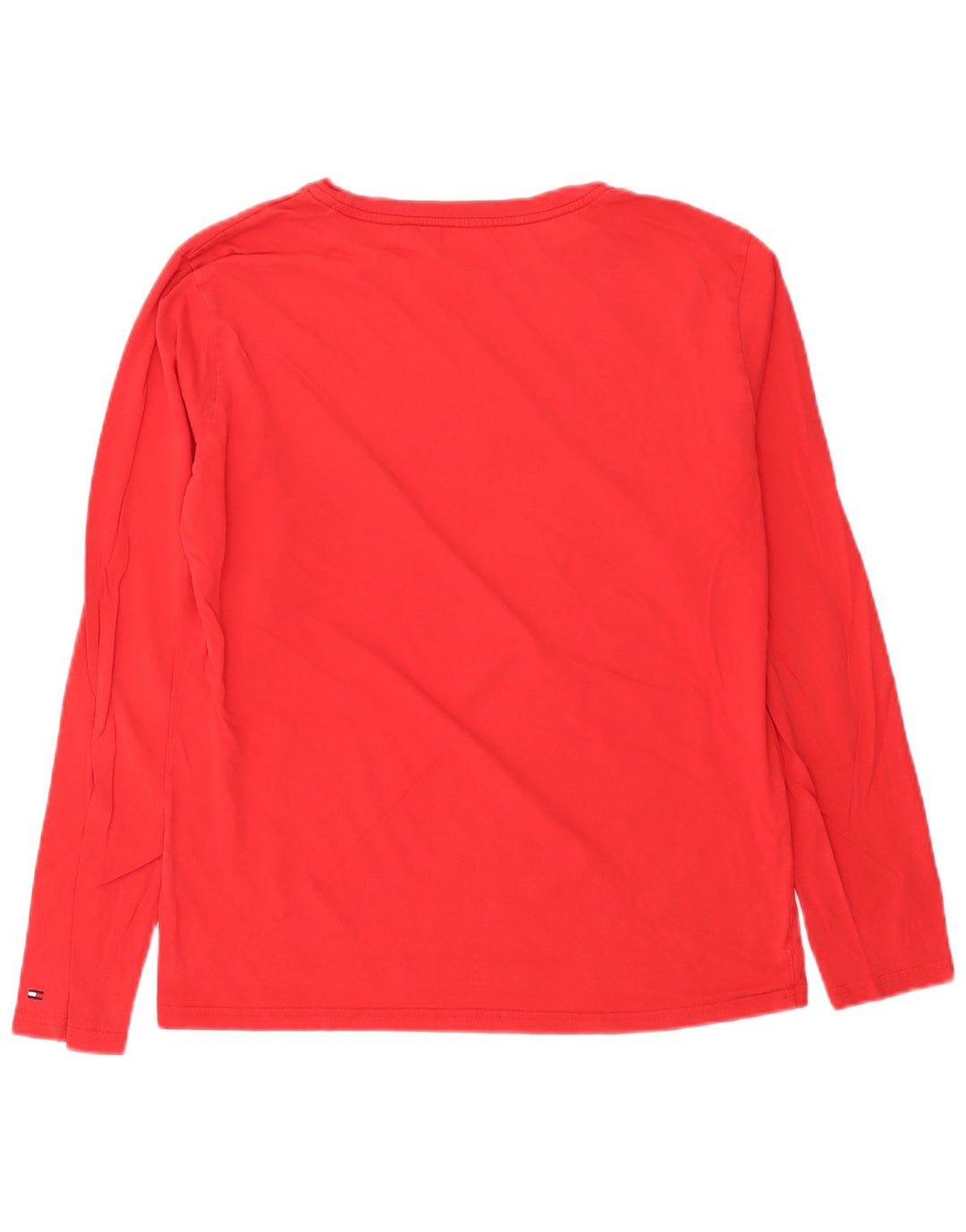 Tommy Hilfiger Top gráfico de manga larga para hombre Rojo mediano