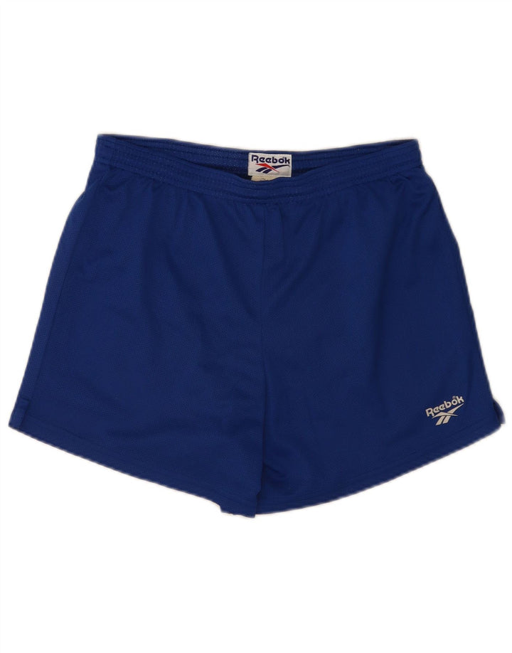 Pantalones cortos Reebok Regular Sport Hombre Poliéster azul medio