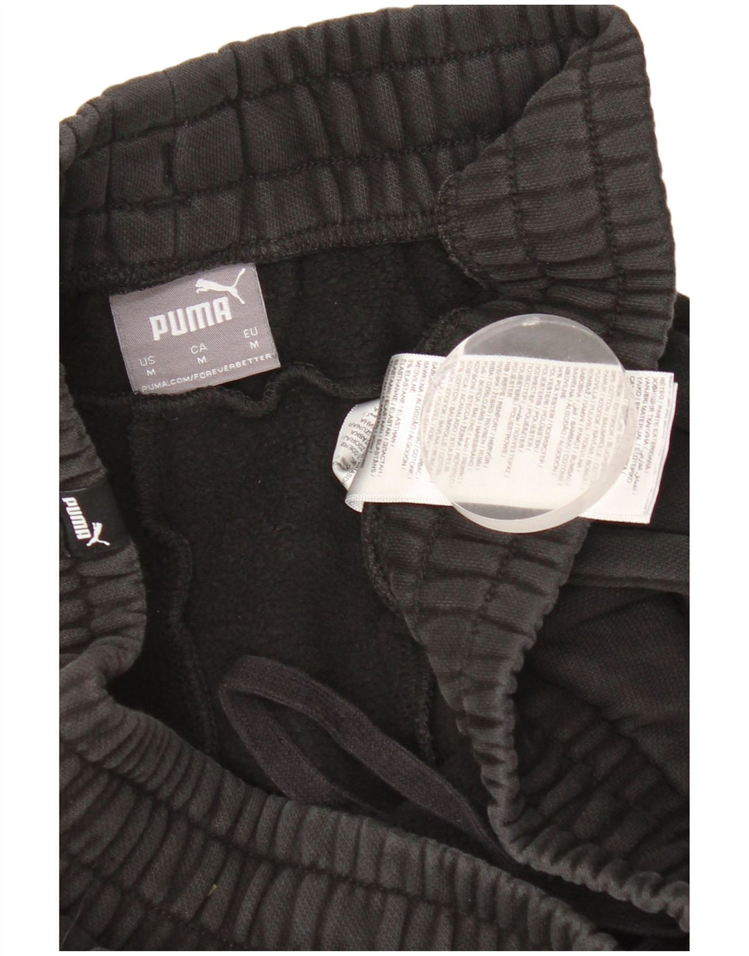 Pantalones De Chándal Puma Joggers Medium Negro Algodón Hombre