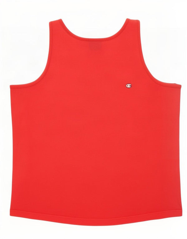 Champion Camiseta Sin Mangas Para Hombre 2XL Rojo