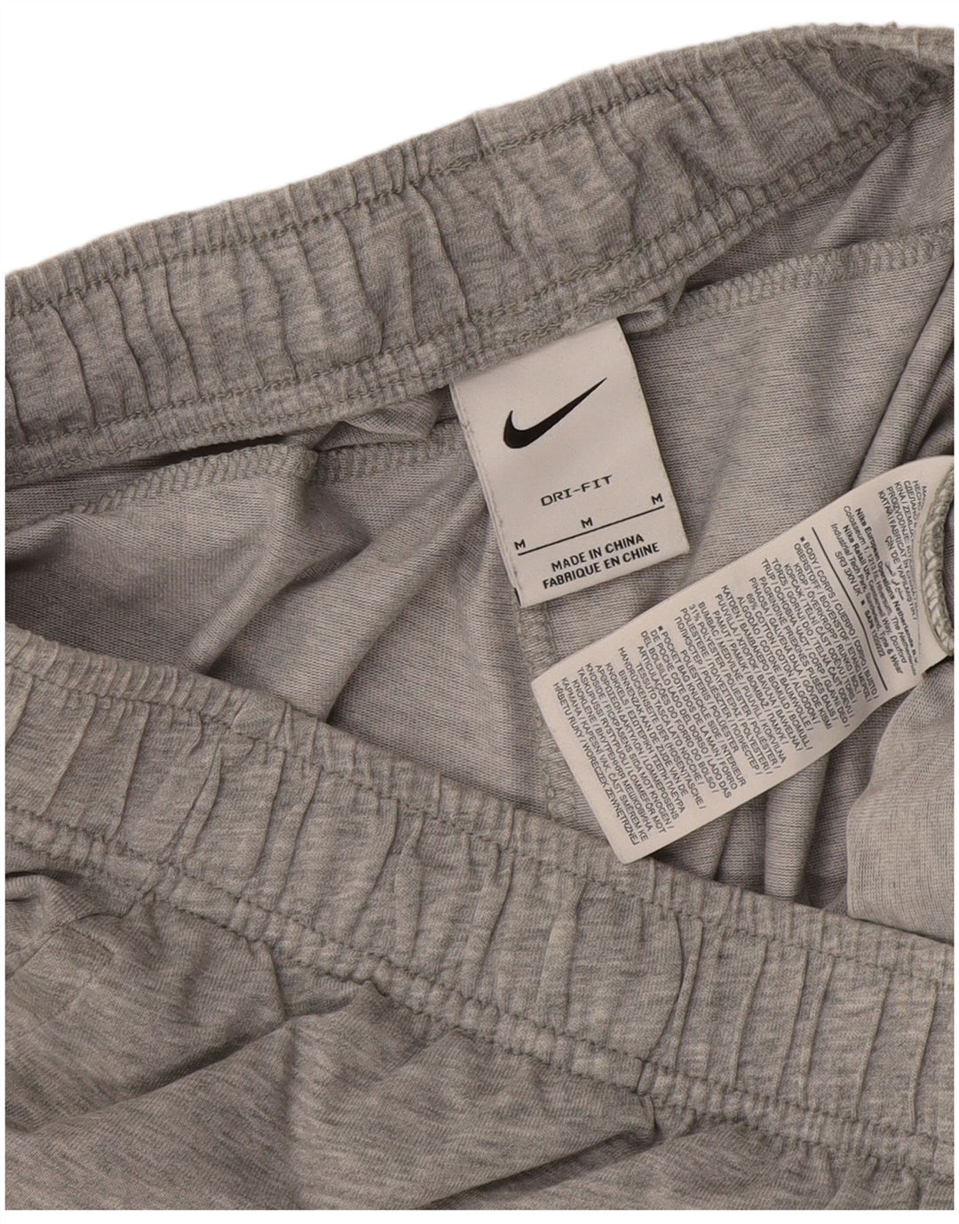 Pantalones cortos deportivos Nike Dri Fit para hombre de algodón gris medio