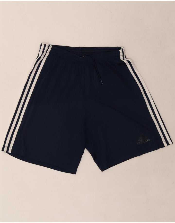 ADIDAS Pantalones cortos deportivos para hombre grande azul marino